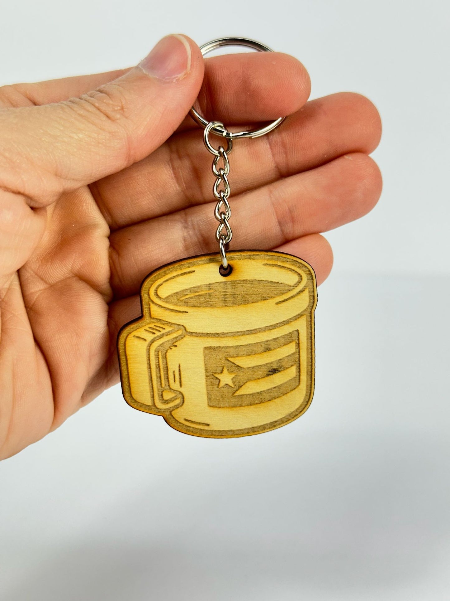 Llavero de taza