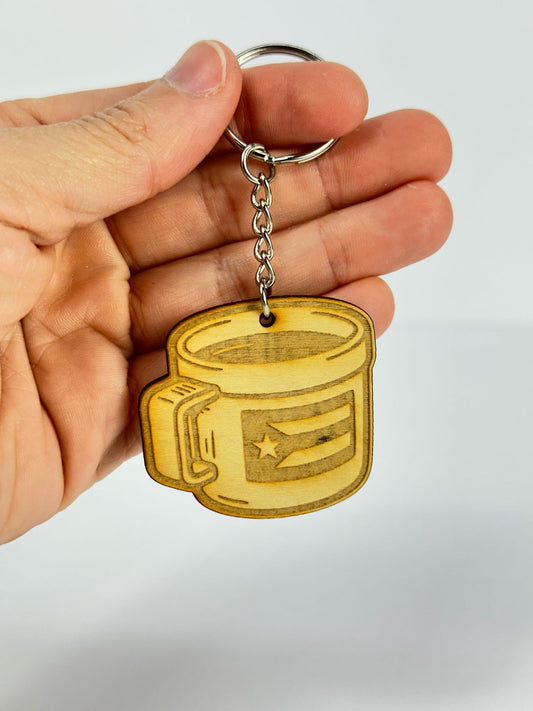 Llavero de taza