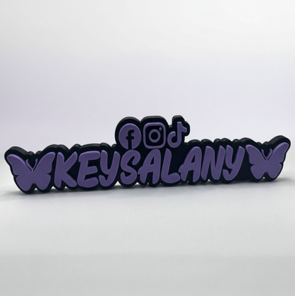 Nombre Personalizado en 3D